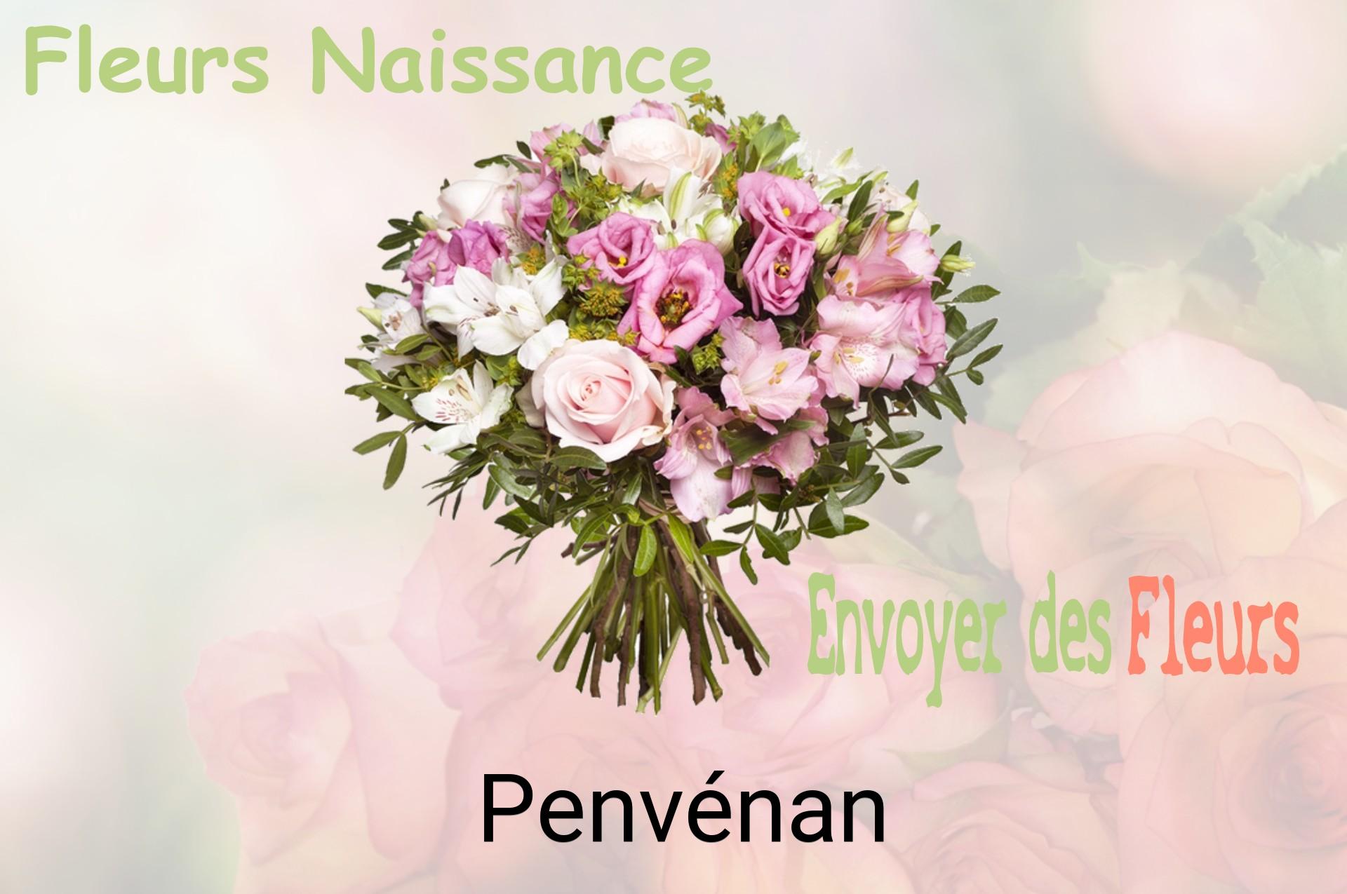 Bouquet de fleurs de naissance livré à Penvénan
