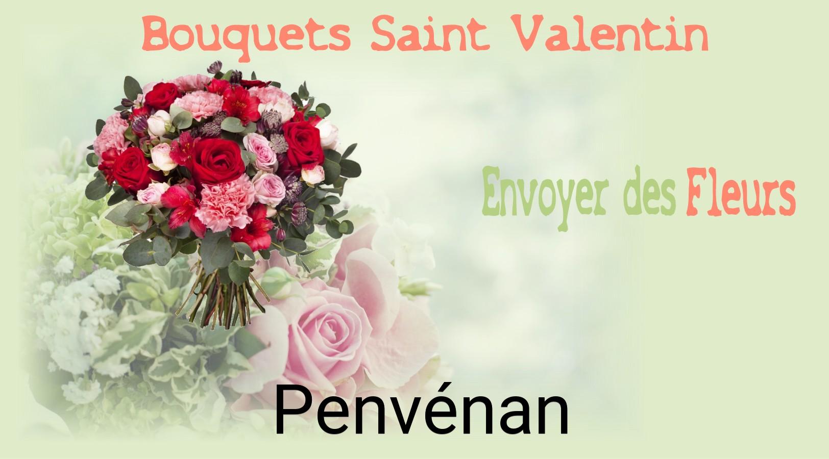 Roses de Saint-Valentin livrées à Penvénan
